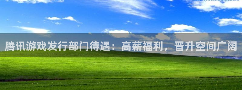 新城平台一新城注册：腾讯游戏发行部门待遇：高薪福利，晋升空间广阔